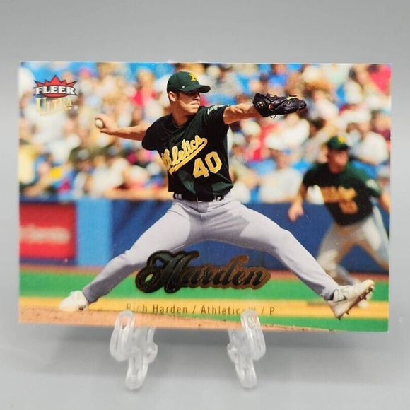 2007 Fleer Ultra Rich Harden Oakland Athletics 133 /999 Baseball Card - Picture 1 of 4